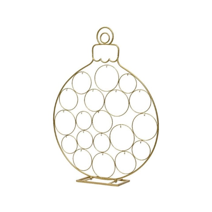 SFERA METALLO ORO H.86CM. PORTASFERE